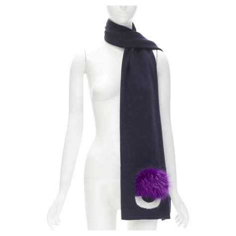 authenticate fendi scarf|Fendi scarf with fur trim.